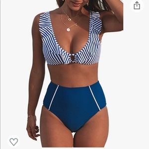 NWT CUPSHE Highwaisted Bikini